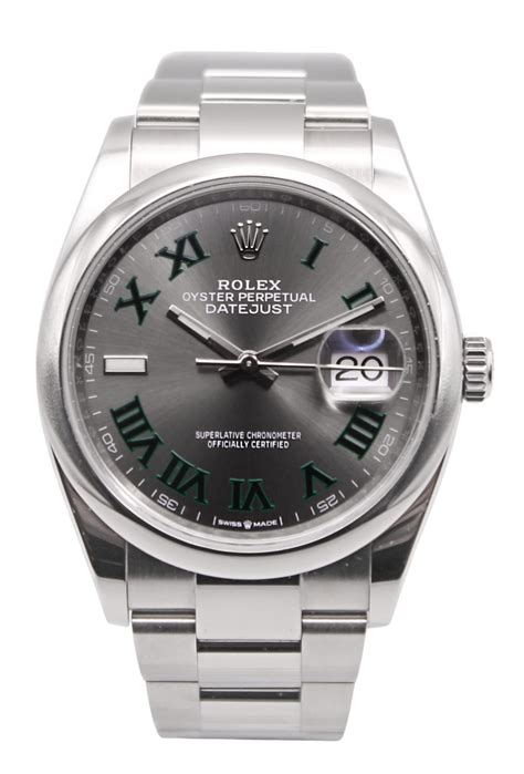 rolex wimbledon 36mm 2023|rolex datejust 36 oystersteel.